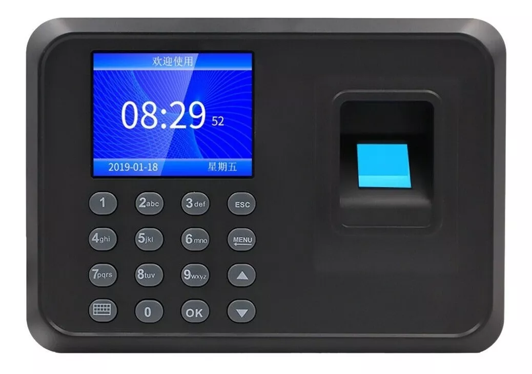 Reloj Biométrico Control De Asistencia Huella En Español