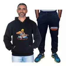 Conjunto Moletom Kit Blusa + Calça He Man Lançamento Uniss