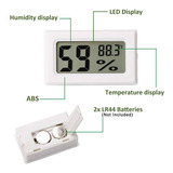 Mini Termómetro Fahrenheit Higrómetro Digital Lcd