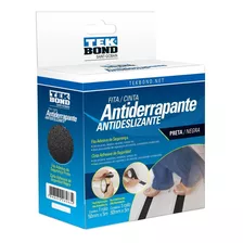 Fita Antiderrapante Preta 50x5mt Tek Bond