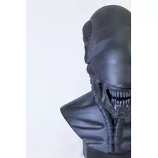 Escultura Busto Alien 