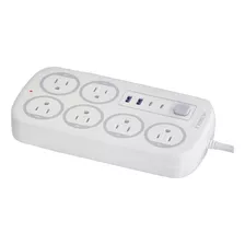 Multicontacto Regleta Cargador Con 6 Salidas 2 Usb 2 Tipo C