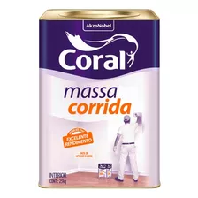 Massa Corrida Pva 25 Kg Acabamentos Para Interiores - Coral