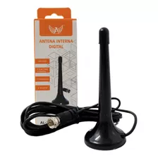 Antena Digital Hdtv Para Tv Cabo De 3m Uso Interno/externo