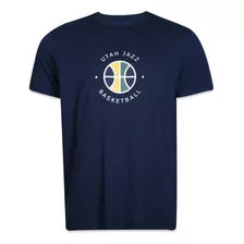 Camiseta New Era Utah Jazz Core Azul Marinho