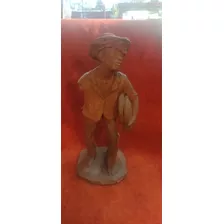 Figura De Terracota Vendedor De Panes