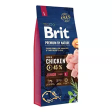 Alimento Europeo Brit Premium Junior L (cachorro) 15k