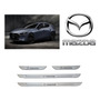Sticker Proteccin De Estribos Puertas Mazda 3 Fibra Carbon 