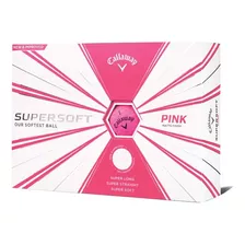 Pelotas Bolas De Golf Callaway Supersoft Rosa Mate