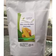 Semilla De Maíz Amarillo Dulce Americano Bolsa De 1/4 Kg 