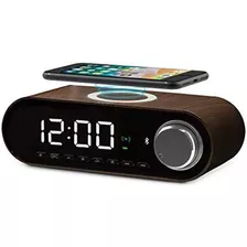 Reloj Despertador Led Digital Coby Altavoces Bluetooth Hd De