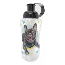 Garrafa De Água Squeeze Com Tubo Para Gelo Cachorro 600ml