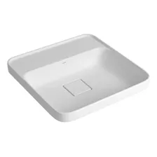 Cuba Sobrepor Quadrada Mesa 40cm Lavabo Banheiro Slim Deca 