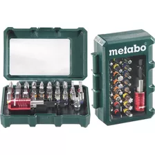 Caja De Accesorios-puntas-- Metabo 32pz.-todoobra- Color Verde Oscuro