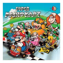Super Mario Kart Mario Kart Standard Edition Nintendo Snes Físico
