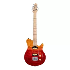 Guitarra Sterling - Music Man Axis Flame Maple Spectrum Red