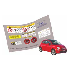 Etiquetas Cofre Motor Fiat 500 2012