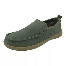 Zapato Clásico Lona Verde Raidistas - Agrolact