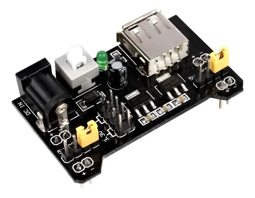 Módulo Fuente De Alimentación Para Protoboard 3.3v Y 5v Diy