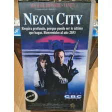 Neon City Película Vhs Cassette Tape Cine Video Anime No Dvd