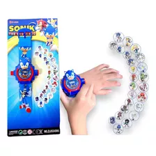 Presente Relógio Sonic 24 Projeções Dia Das Crianças, Natal 