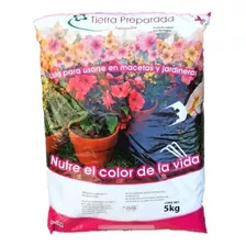 Tierra Preparada, Tierra Para Macetas Y Jardineras 5kg