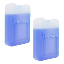 Set X2 Compresa Gel Frio En Bloque Para Nevera Lonchera Camp