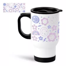 Termo Viajero Tae59 Good Vibes Café Regalo Detalle 16 Oz. 