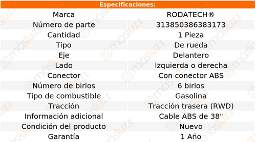 (1) Maza De Rueda Del Izq/der F-150 V8 5.0l 11/14 Rodatech Foto 5