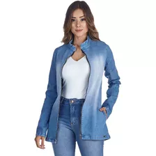 Jaqueta Feminina Estilo Blazer Gola Padre New Tendência 2023