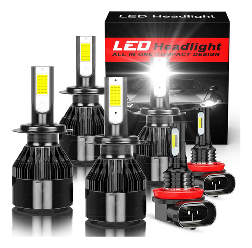 Kit De Luces Led H11 Alto/bajo Apto Para Land Rover Lr2 08-1 Land Rover 800 (820/825/827) and Sterling