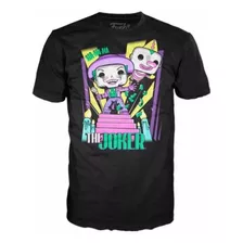 Funko Pop Batman Tee The Joker Playera Talla Mediana