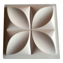 Forma 3d Floral 29x29cm Abs 1,5mm Molde Para Gesso/cimento