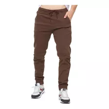 Calças Jeans Camuflada Sarja Masculina Jogger C/ Punho Lycra