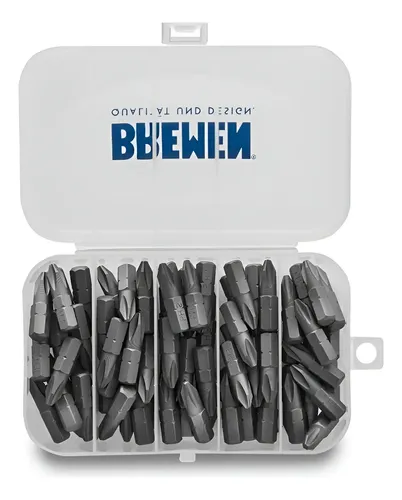 Puntas Atornillador Ph2 X 25mm Bremen Caja X 100u 7235 Dgm