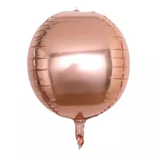 5 Globos Orbz 22 Pulgadas Cubo Diamante Esfera Elige Forma Color Esfera 4d Rosa Gold