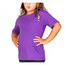 Camiseta Juvenil Infantil Menina E Menino Básica Camisa