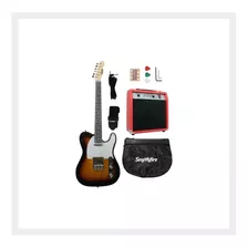 Smithfire Telecaster Pack Guitarra Eléctrica Amplificador 
