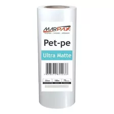 Bobina Pet-pe Ultra Matte 75mm Para Laminação 33x100m Marpax