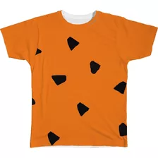 Camisa Camiseta Desenho Pedrita Os Flintstones Laranja