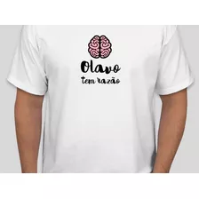 Camiseta Camisa Olavo Tem Razão Filosofia Olavo De Carvalho