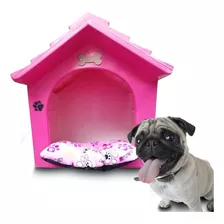 Casa Para Perros Mediana Con Colchón 