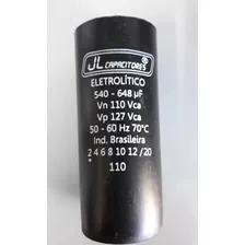 Capacitor De Partida P/motor De Betoneira 540-648uf 110v Jl