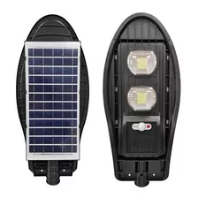 Foco Solar Led 100w Exterior Sensor Y Control + Brazo Metal 