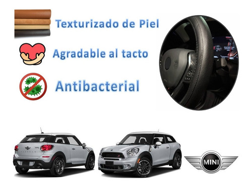 Funda Cubre Volante Piel Mini Paceman 2014 A 2016 2017 2018 Foto 2