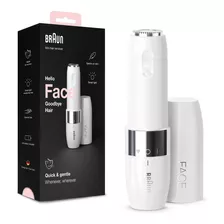 Depiladora Facial Elétrica Braun Fs1000 Mini White Shaver