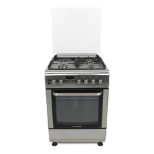 Cocina Futura Plus Bilbao Fut-60-cm31x A Gas/eléctrica 4 Hornallas Acero Inoxidable 220v Puerta Con Visor 65l