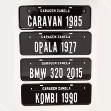 Placa Decorativa - Automotiva Alto Relevo Frete Grátis