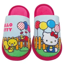 Pantufa Chinelo De Quarto Inverno Hello Kitty Festa