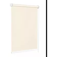 Cortina Rolo Blackout De Medida 2,00x1,40 Bege 0% Luz